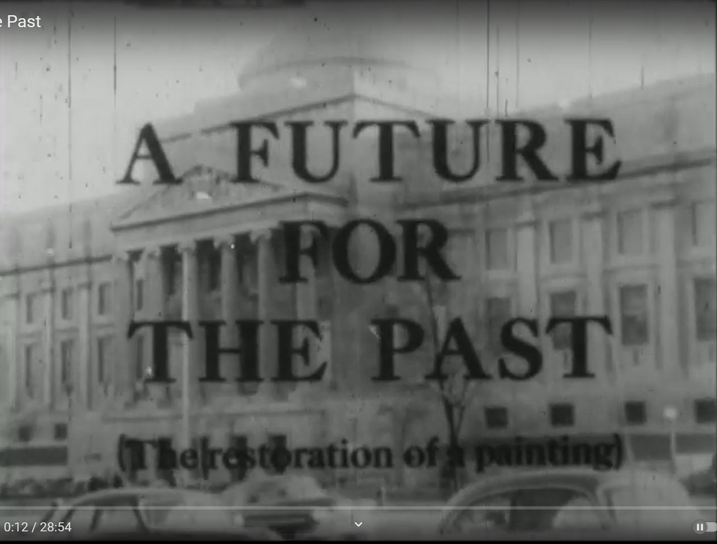A Future for the Past (1953). Film made by Caroline and Sheldon Keck at the Brooklyn Museum. Film and image published courtesy of the Brooklyn Museum