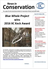 News in Conservation, October 2016
