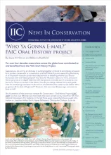 News in Conservation, Issue 69, December 2018
