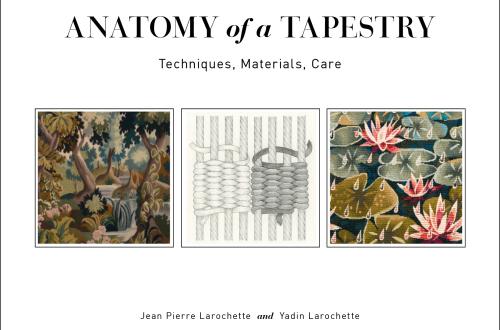 Book cover for “Anatomy of a Tapestry” courtesy of Schiffer Publishing Ltd.