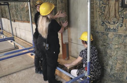 Image 2: Re-installation of The Story of Gideon. Image courtesy of the National Trust & Philippa Sanders (published in Owers & Jordan 2022).