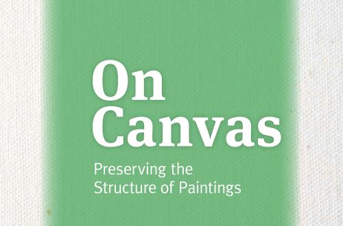 Front and back cover images of On Canvas courtesy of Getty Publications.