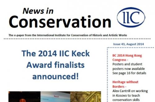 News in Conservation, August 2014