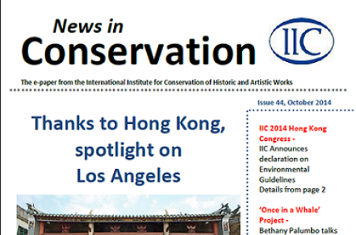 News in Conservation, October 2014
