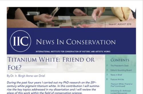 News in Conservation, Issue 67, August 2018