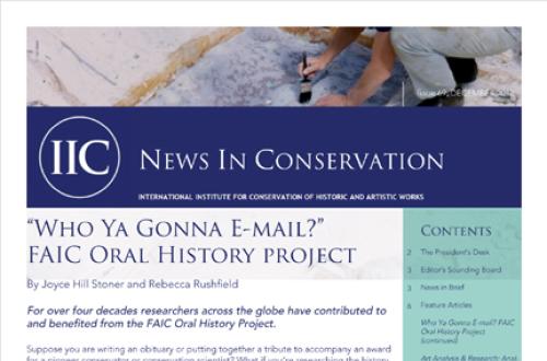 News in Conservation, Issue 69, December 2018