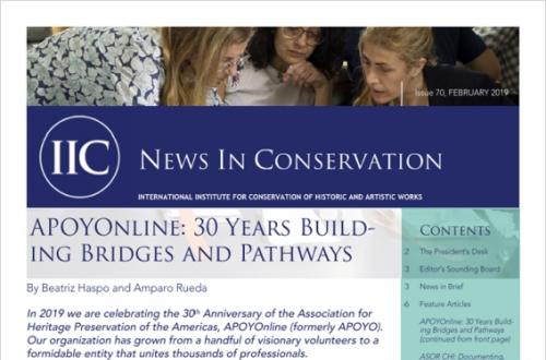 News in Conservation, Issue 70, February 2019