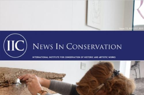 Cover image: News in Conservation, Issue 73, August 2019