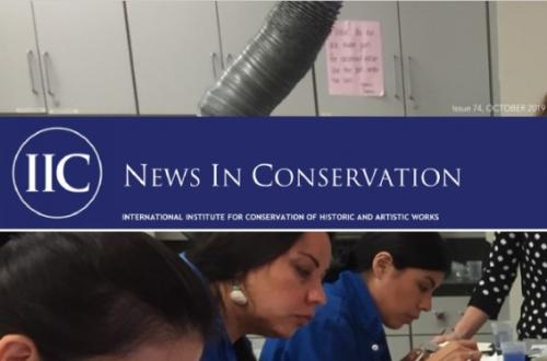 Cover image: News in Conservation, Issue 74, October 2019