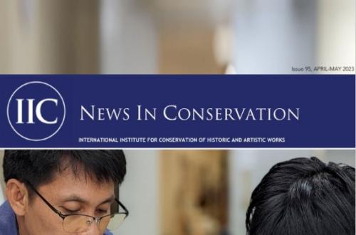 Cover image: News in Conservation, Issue 95, April-May 2023