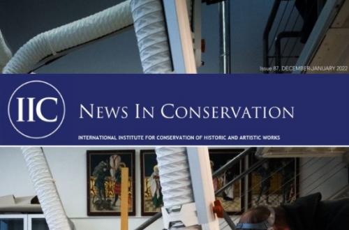 Cover image: News in Conservation, Issue 87, December-January  2022